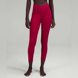 Lululemon 25” Align V-Waist leggings. Pomegranate.